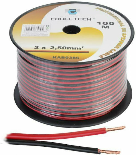 Cabletech Καλώδιο Ηχείου Ατερμάτιστο 100m DM-0386