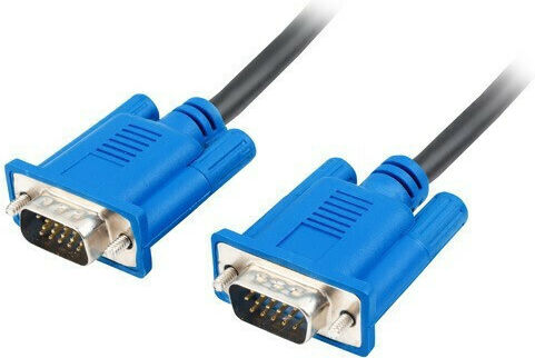 Lanberg Кабел VGA мъжки - VGA мъжки Черен 5м (CA-VGAC-10CU-0050-BK)