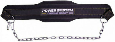 Power System Beast PS-3860 Ζώνη Βυθίσεων Συνθετική Μαύρη/κίτρινη