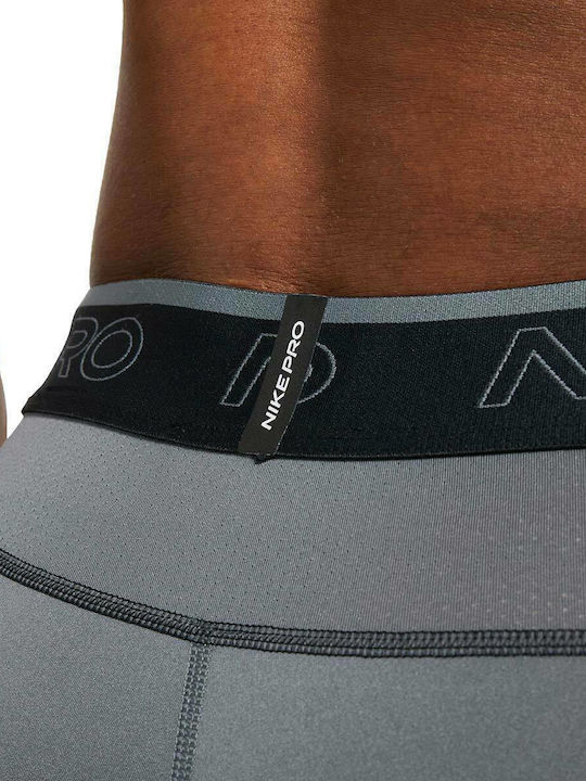 Nike Pro Dri-Fit Ανδρικό Αθλητικό Κολάν Μακρύ Γκρι