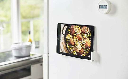 Yamazaki Magnetic Tablet Stand Wall White