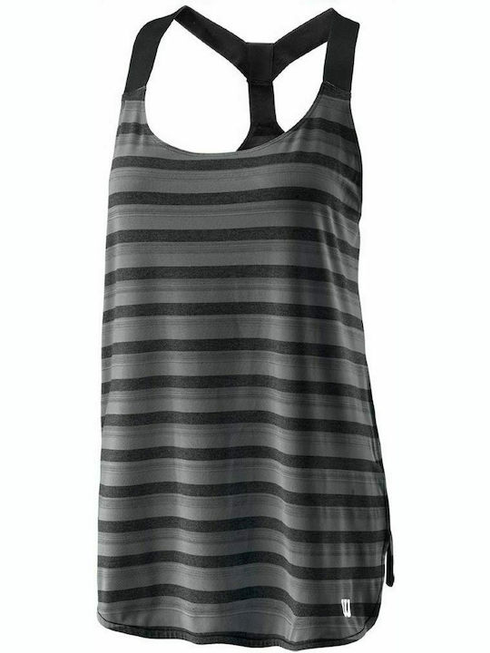 Wilson Control Women's Athletic Blouse Sleeveless Black