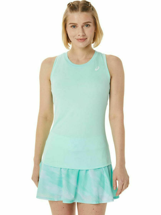 ASICS Women's Athletic Blouse Sleeveless Turquoise