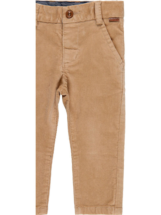 Kinder Hose Chino Cord Beige