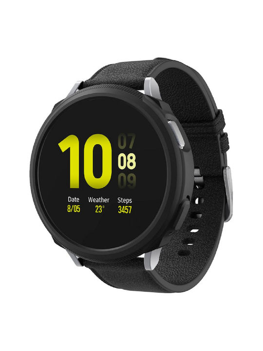 Spigen Liquid Air Carcasă de Silicon în culoarea Negru pentru Samsung Galaxy Watch 4 44mm