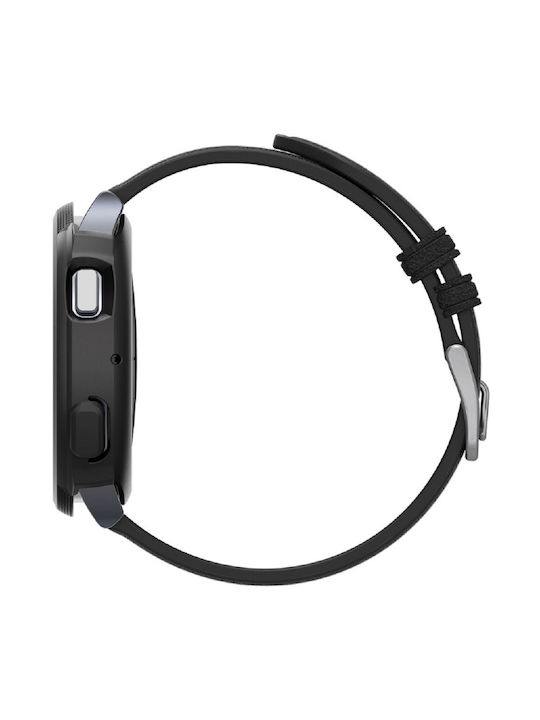 Spigen Liquid Air Carcasă de Silicon în culoarea Negru pentru Samsung Galaxy Watch 4 44mm