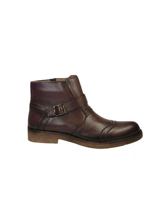 Tsimpolis Shoes R13 Men's Boot Leather Brown 25502