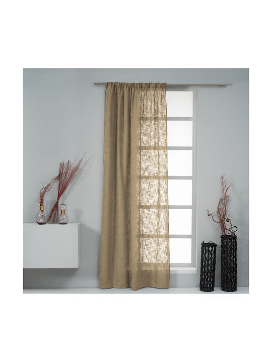 Artisti Italiani Curtain with Pencil Pleat Rope Bez 140x270cm