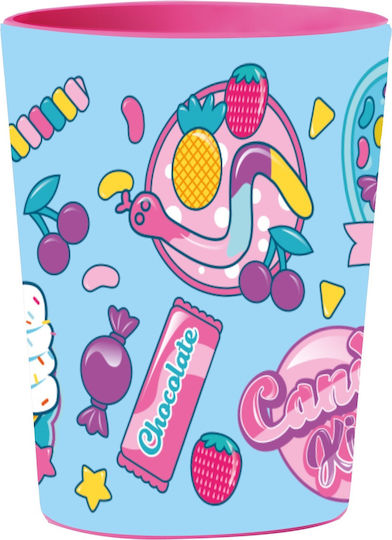 Kids Licensing Σετ Φαγητού Candy από Μελαμίνη Ροζ 3τμχ για 10+ μηνών