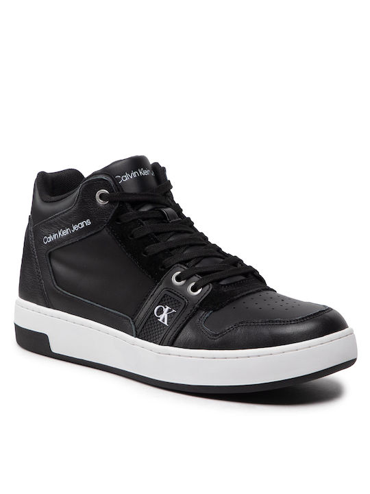 Calvin Klein Cupsole Laceup Ανδρικά Μποτάκια Μαύρα