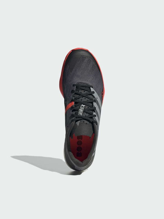 Terrex Speed Ultra Ανδρικά Αθλητικά Παπούτσια Trail Running Core Black / Matte Silver / Solar Red