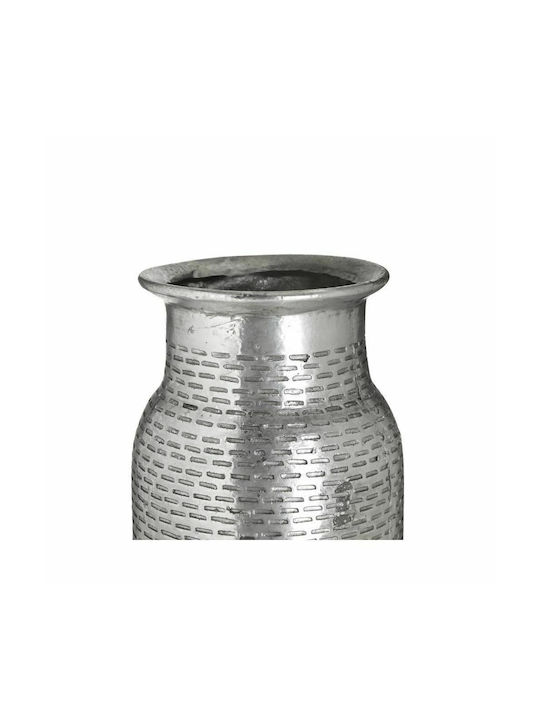 Inart Decorative Vase Silver 13x13x40cm