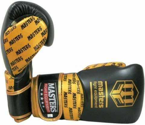 Sport Masters Rbt-Professional 01101-10 Boxing Gloves Leather for Match Black