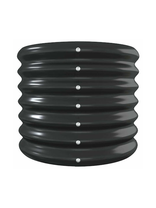 vidaXL Blumenkasten Metallisch Charcoal 260x40x36cm.