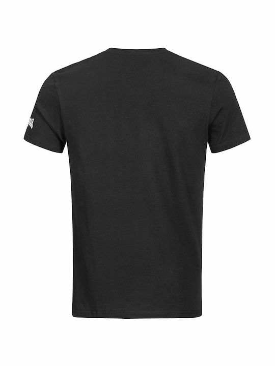 Lonsdale T-shirt Bărbătesc cu Mânecă Scurtă Negru