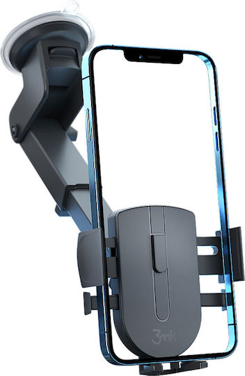 3MK Βάση Κινητού Αυτοκινήτου 3MK Twist με Ρυθμιζόμενα Άγκιστρα Μαύρη