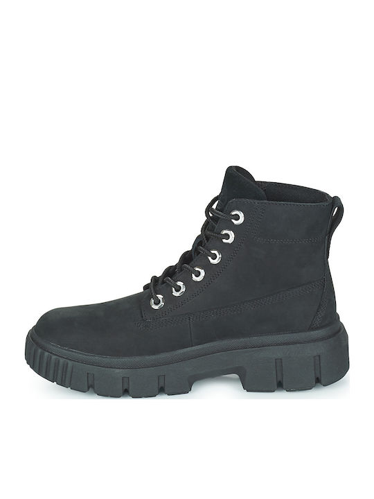 Greyfield Leather Women's Ankle Boots Black
