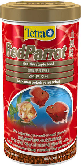 Tetra Red Parrot Tropical Fish Food 250ml 110gr