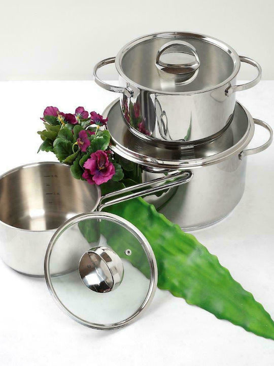 Cryspo Trio Superior Βαθιά Ανοξείδωτη Κατσαρόλα 3.6lt / 20cm