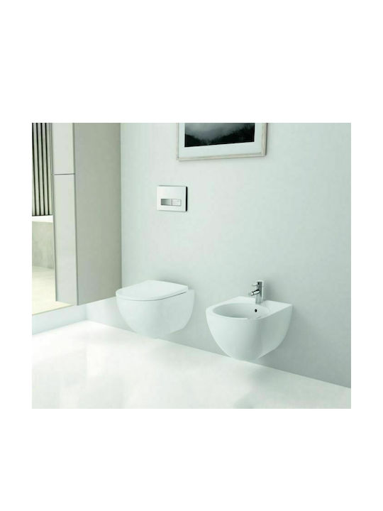 Geberit Acanto Wall-Mounted Toilet Rimless Without Cover White