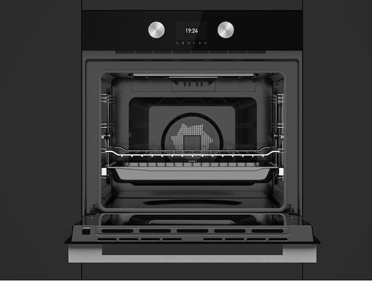Teka Φούρνος άνω Πάγκου 70lt Π59.5εκ. Black Glass