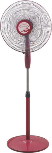 Juro-Pro Aiolos Ανεμιστήρας Ορθοστάτης 50W Διαμέτρου 40cm Κόκκινος