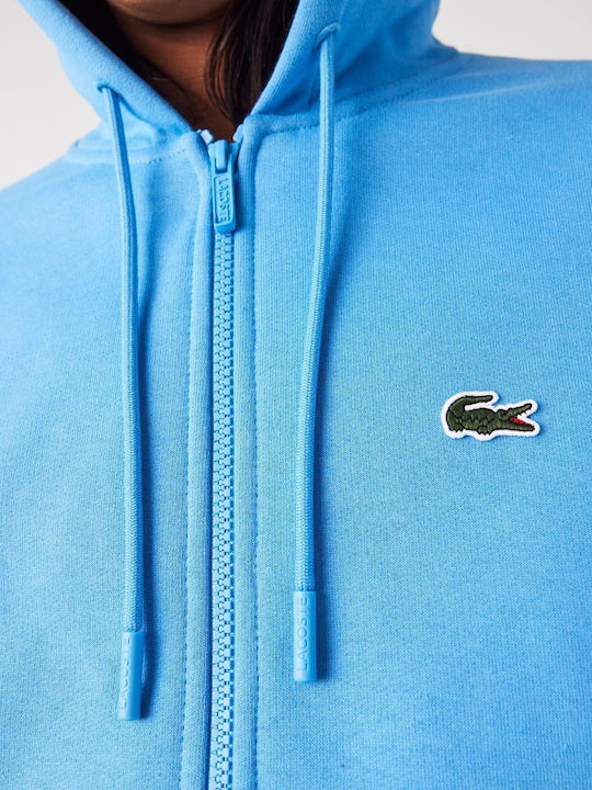 Light Blue Hooded Cardigan