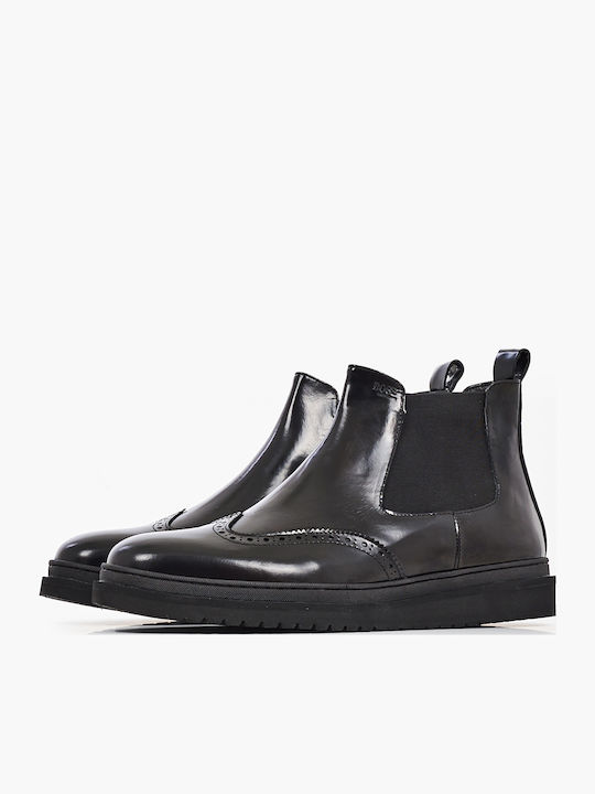 Leather Black Chelsea Boots