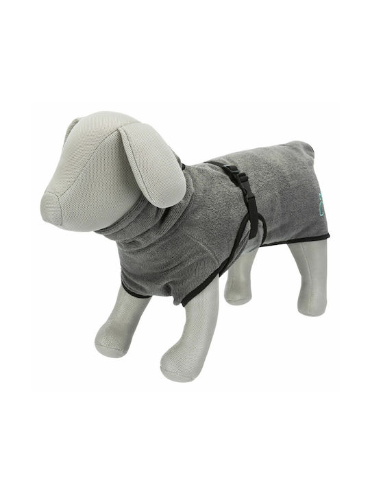 Trixie Dog Shirt Bathrobe in Gray color M 50x76cm.