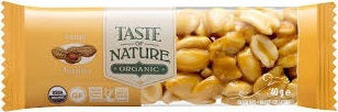 Taste Of Nature Βιολογική Μπάρα Ενέργειας / Ξηρών Καρπών με Φυστικοβούτυρο 40gr