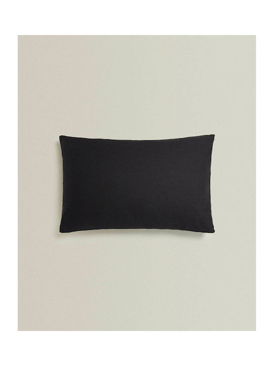 My Home Luxury Сет Чаршафи с Ластик 180x200+25см. Monochrome Черен 4бр
