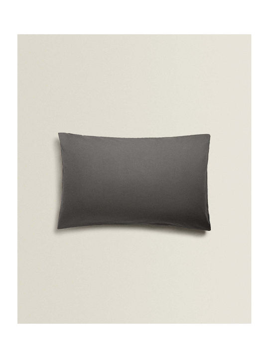 My Home Luxury Monochrome Σετ Σεντόνια Υπέρδιπλα με Λάστιχο 160x200+25εκ. Γκρι (4τμχ)