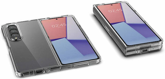 Spigen Crystal Hybrid Umschlag Rückseite Kunststoff / Silikon 2mm Transparent (Galaxy Z Fold4)