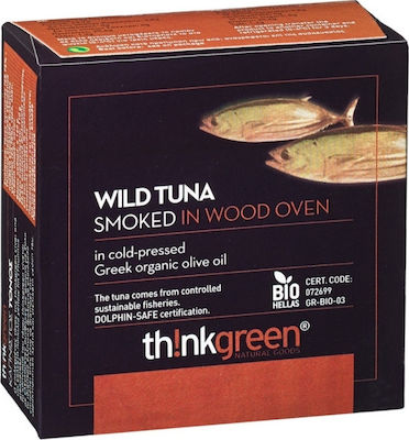 Th!nk Green Natural Goods Τόνος Καπνιστός σε Ελαιόλαδο 160gr