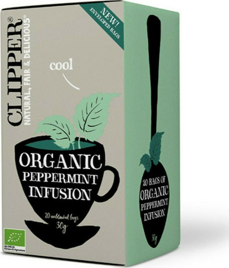 Clipper Peppermint Mint Organic Product 20 Bags 30gr