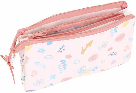 Disney Pencil Case with 1 Compartment Pink