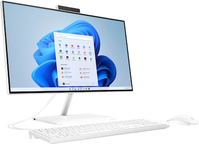 HP 24-cb1003nv 23.8" (i7-1255U/8GB/512GB SSD/FHD/W11 Home) Starry White ...