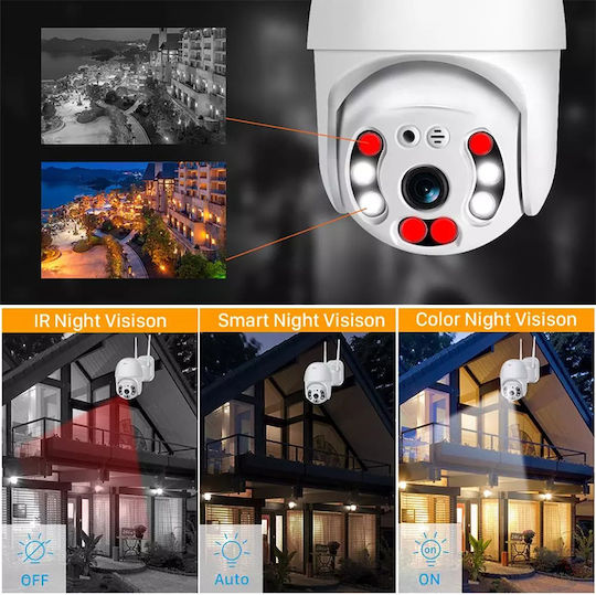 Camwon WIP-YI200D IP Surveillance Camera Wi-Fi Full HD 1080p Waterproof with Lens 4mm