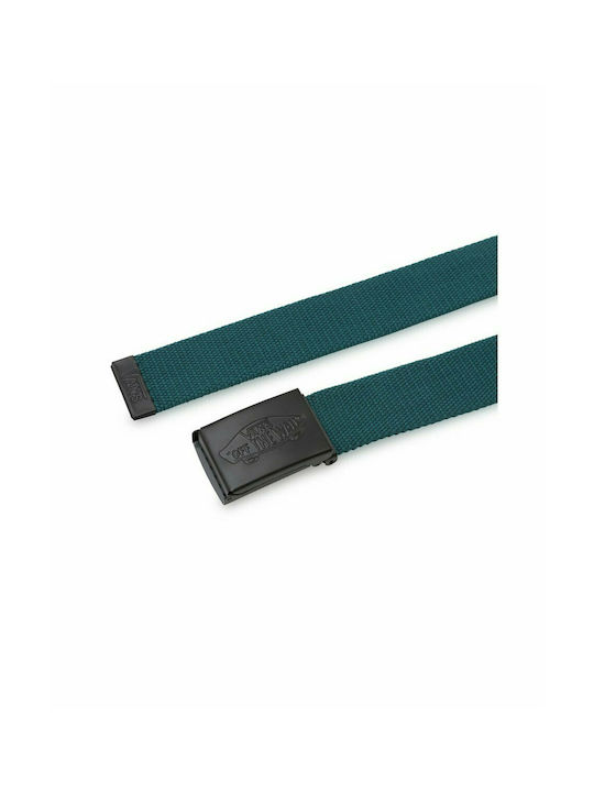 Vans Men's Fabric Webbing Belt Belt Green 1
