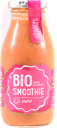 Rudolfs Smoothie Joyful Φράουλα / Μπανάνα Χωρίς Ζάχαρη 260ml