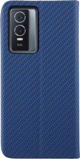 Idol 1991 Elite Anti-RFID Book Synthetic Leather Blue (Vivo Y76 5G)