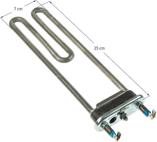 Washing Machine Heating Element Bosch Pitsos Siemens 2050W 25cm Plastic Drum