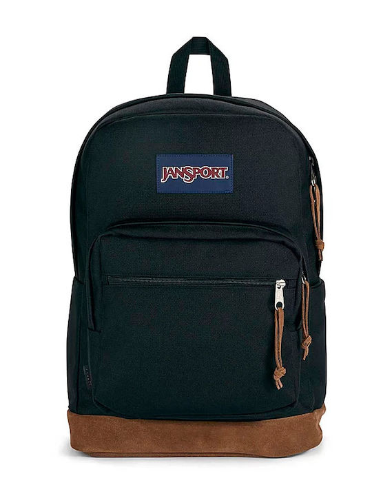 Jansport Σχολική Τσάντα Πλάτης Γυμνασίου - Λυκείου σε Μαύρο χρώμα 31lt