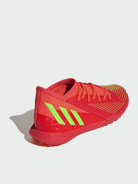 Παιδικά Ποδοσφαιρικά Παπούτσια Predator Edge 3 με Σχάρα Solar Red / Solar Green / Core Black