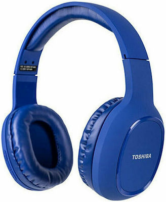 Toshiba RZE-BT1200H Wireless/Wired Over Ear Headphones with 20 hours of Operation Blue RZE-BT1200H-BLU