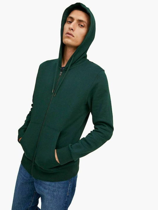Men's Sweatshirt Jacket with Hood and Pockets Pine Grove