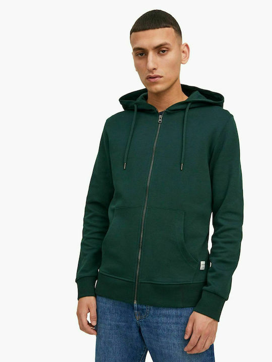 Men's Sweatshirt Jacket with Hood and Pockets Pine Grove