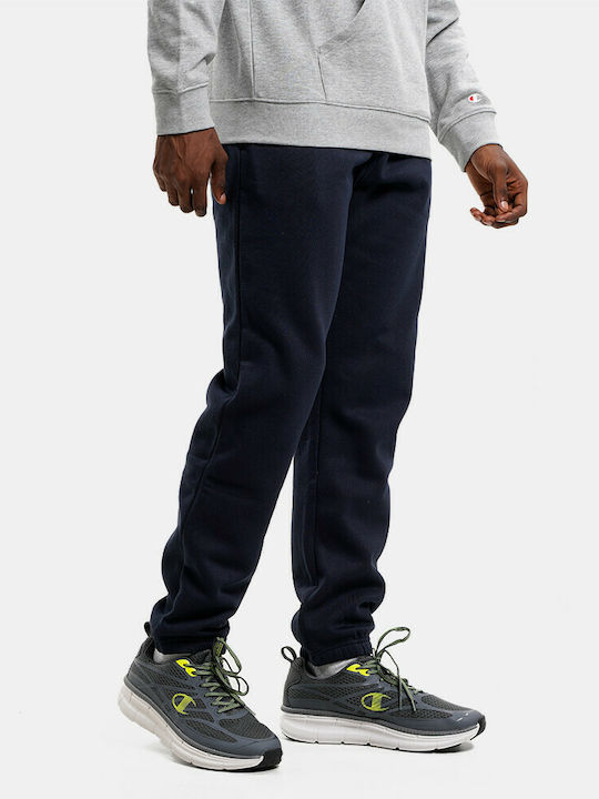 Sweatpants with Elastic Navy Blue