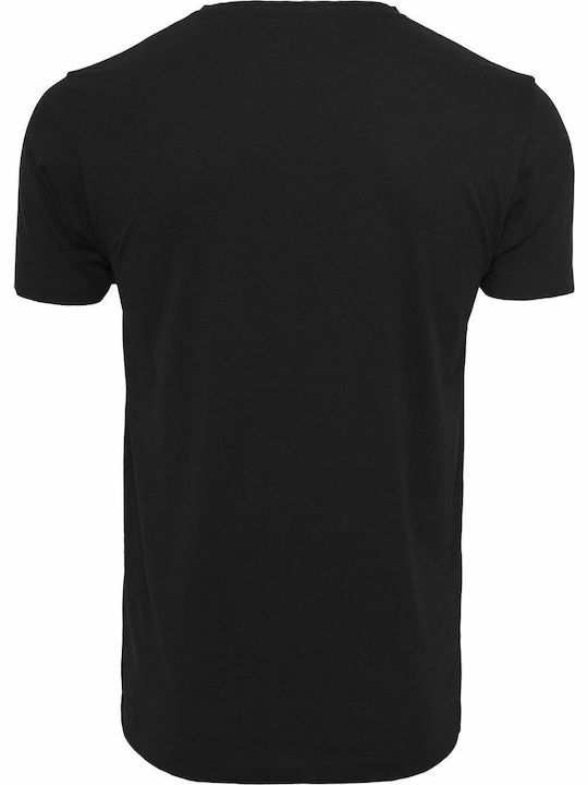 Merchcode Banksy Butterfly T-shirt Μαύρο