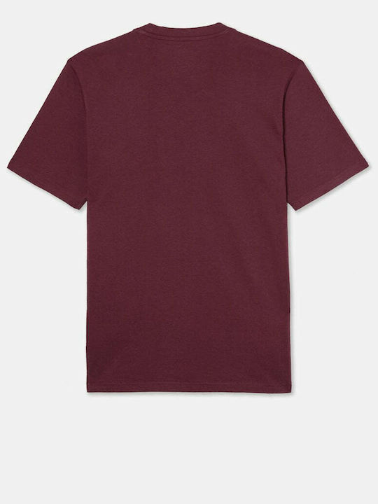 Dickies Icon Logo Men's T-Shirt with Logo Burgundy 1-C951